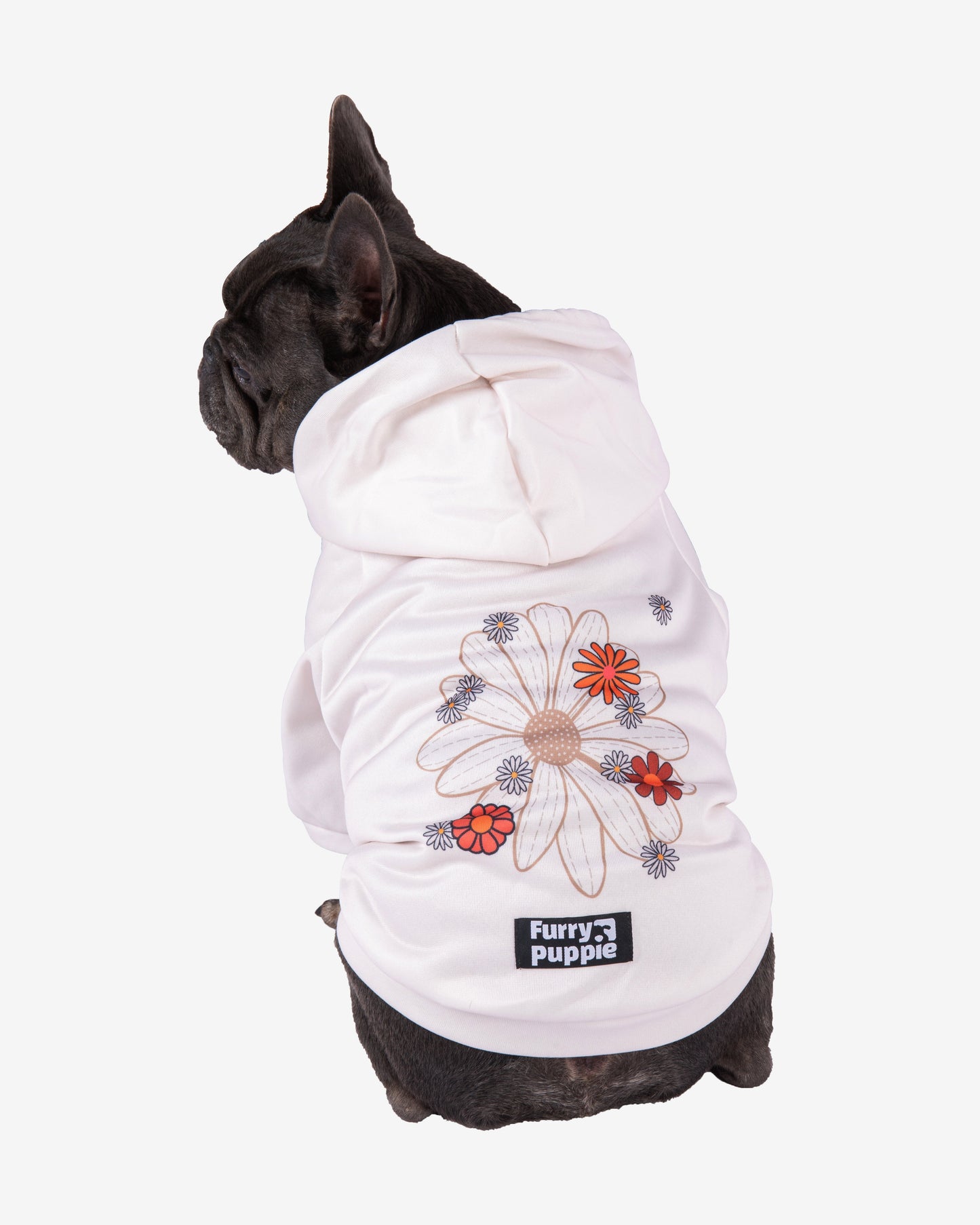 Frenchie Flower Power Hoodie
