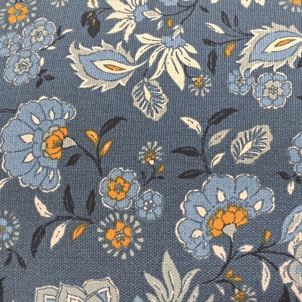 FatFace | Dog Bed | Deluxe Blue Floral Round