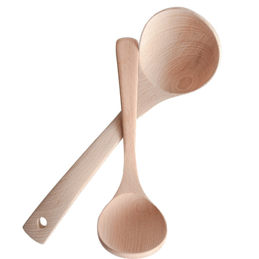 Premium Natural Beech Wood Cooking Spoon