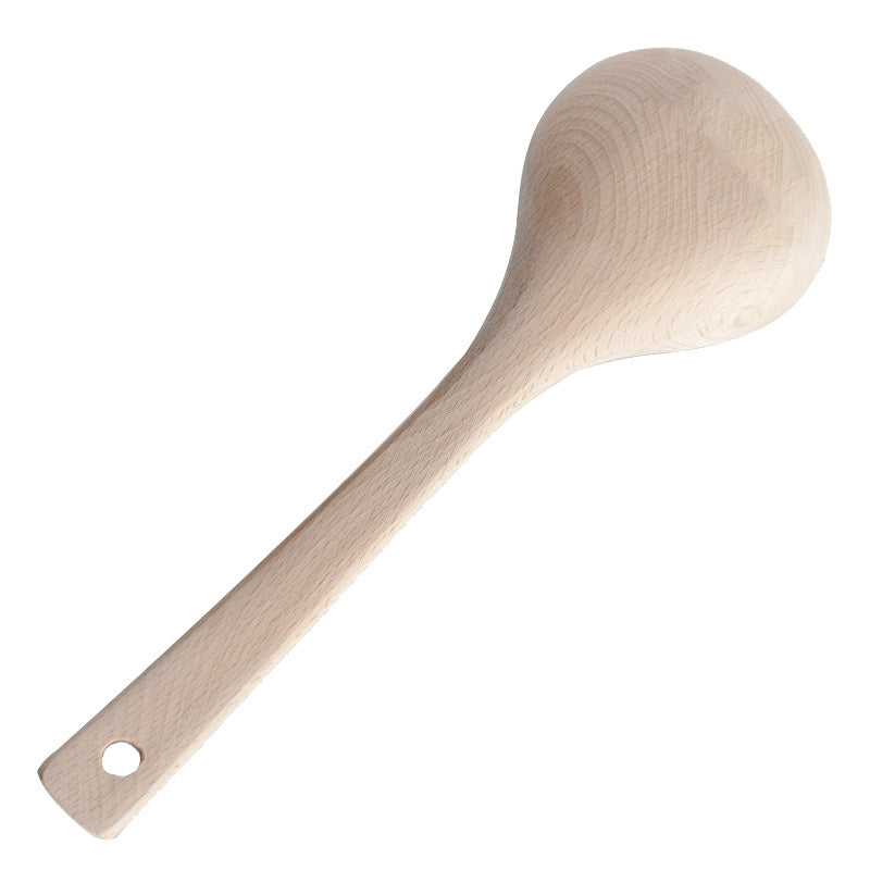 Premium Natural Beech Wood Cooking Spoon