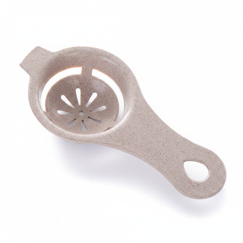 Premium Wheat Straw Egg Separator Tool - 13cm