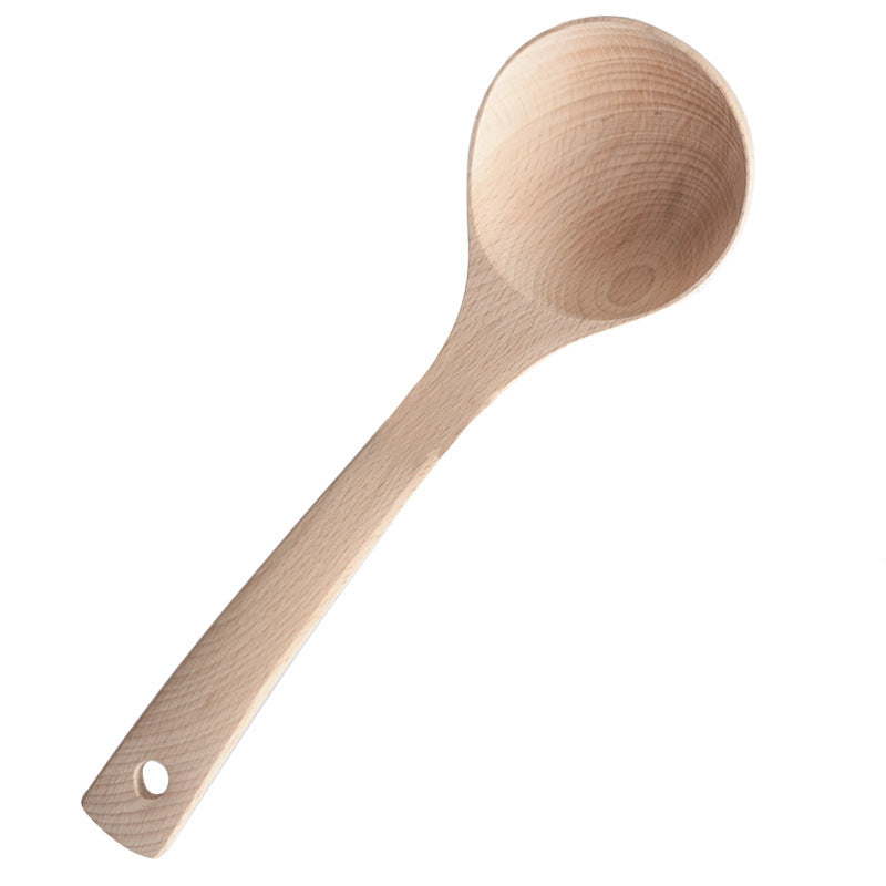 Premium Natural Beech Wood Cooking Spoon