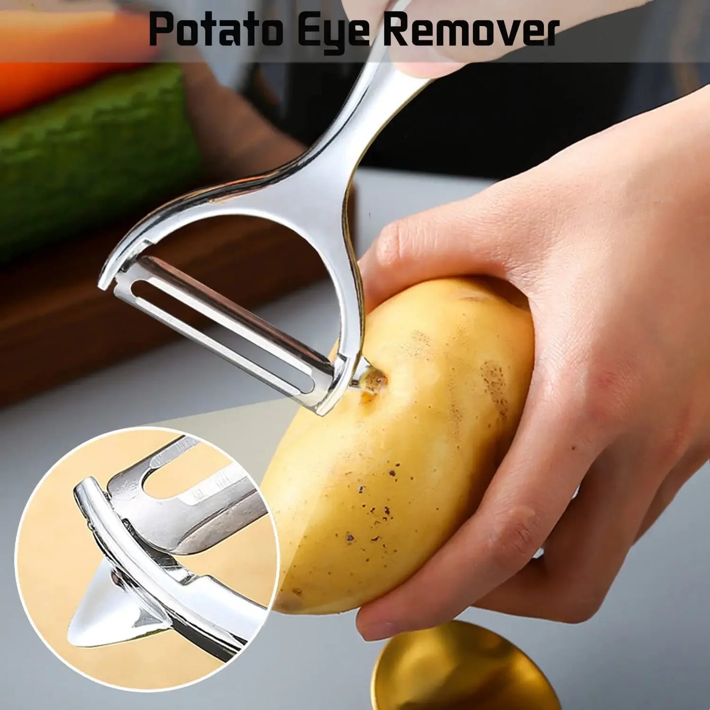 Premium Stainless Steel Swivel Y-Peeler