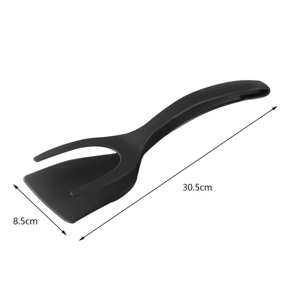 Non-Stick 2-in-1 Grip & Flip Spatula Tongs