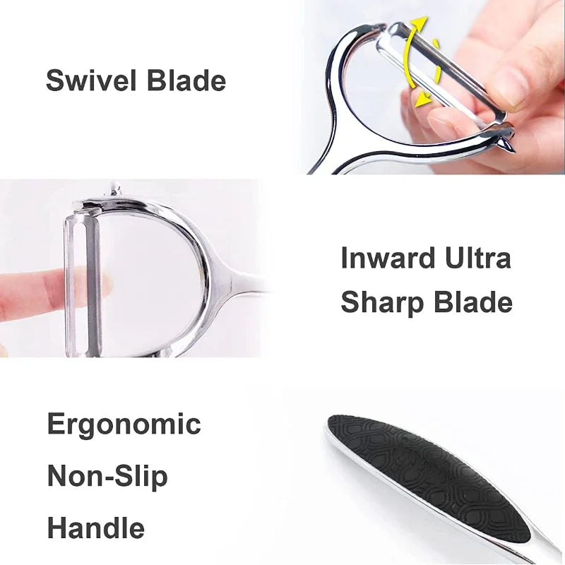 Premium Stainless Steel Swivel Y-Peeler