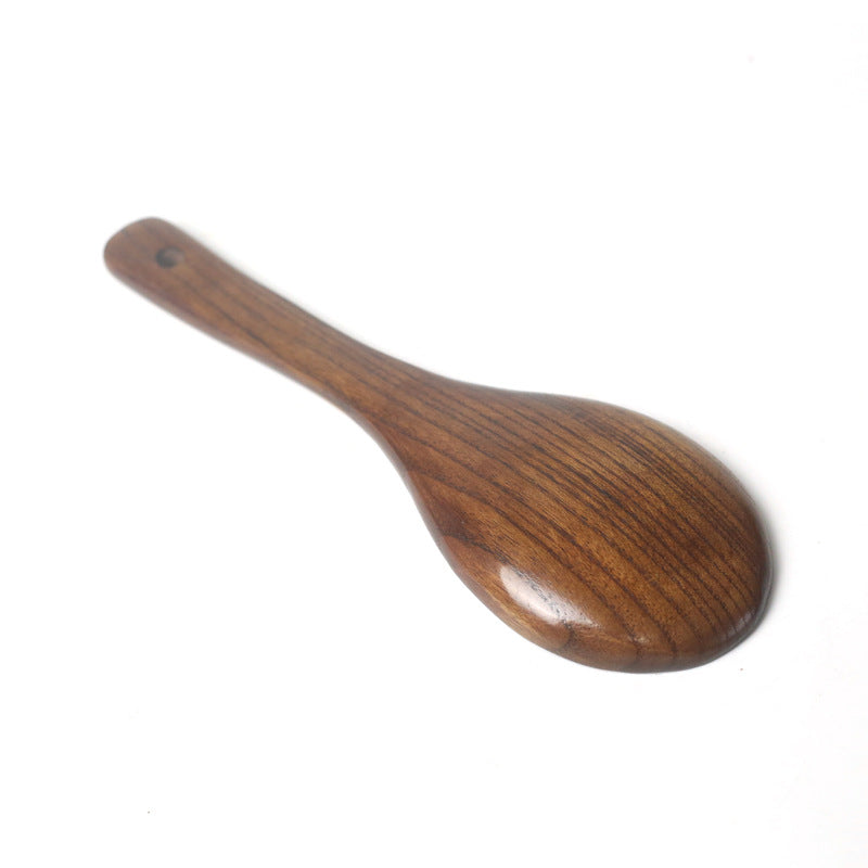Premium Natural Wood Rice Spoon - 22.5cm