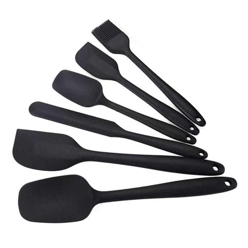 Baking Tools Kitchen Scraper Spatula Silicone Scraper 6 Pieces Set Silicone Scraper Baking Scraper