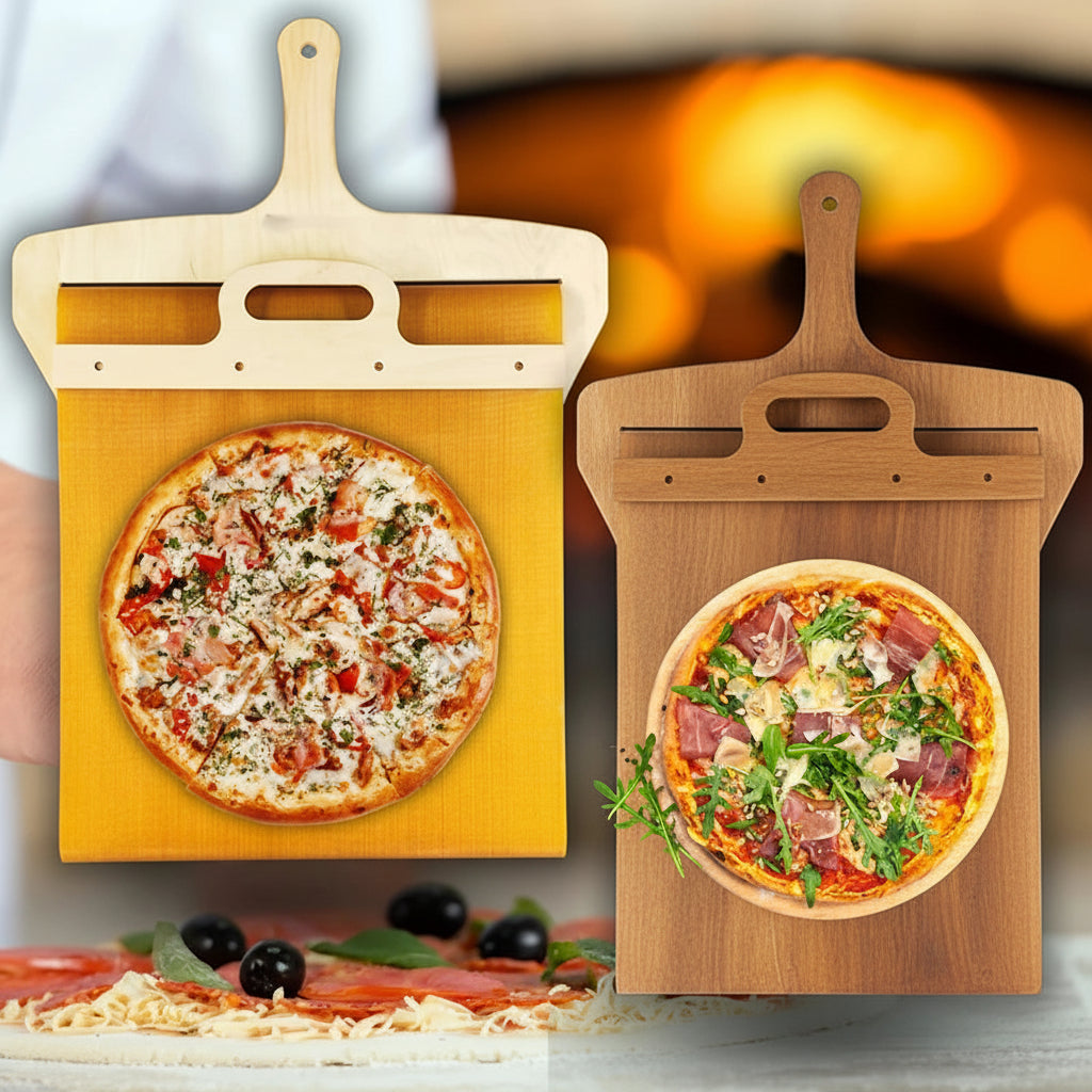 Premium Wooden Sliding Pizza Peel