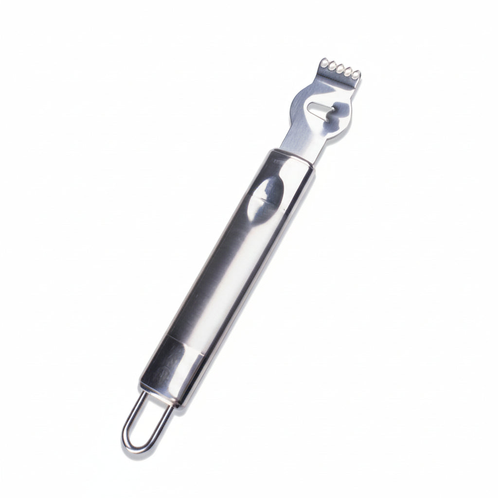 Metallic hair clipper on a white background