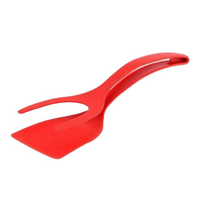 Non-Stick 2-in-1 Grip & Flip Spatula Tongs