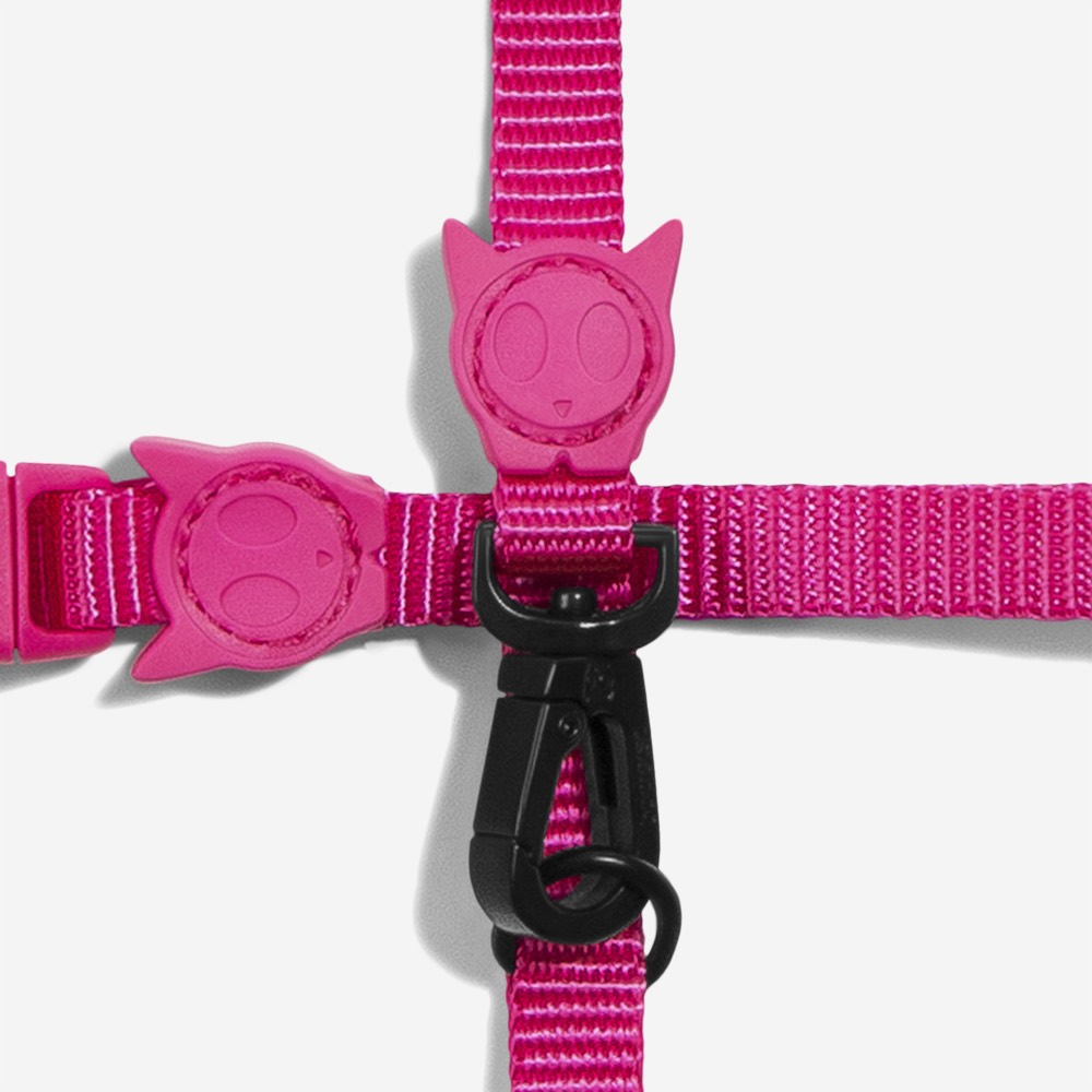 Pink LED | Cat Harness with Leash